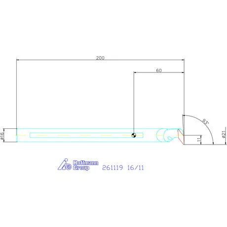 Furatkés, HM  16/11 mm