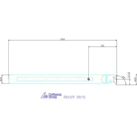 Furatkés, HM  20/11 mm