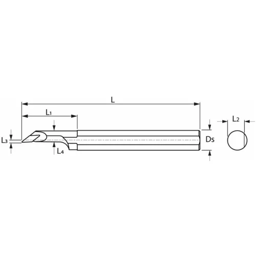 Furatkés, acél  25/16 mm