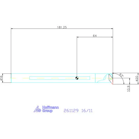 GARANT Master Turn furatkés, acél, spirális  16/11 mm