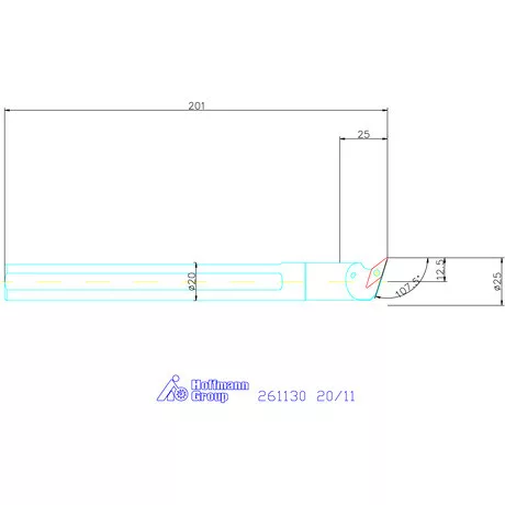 Furatkés, acél  20/11 mm