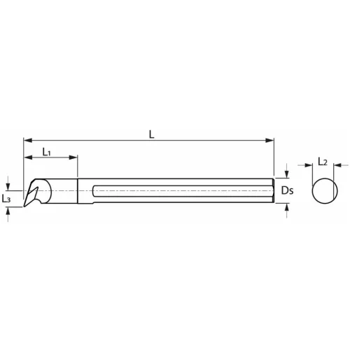 Furatkés, acél  25/16 mm