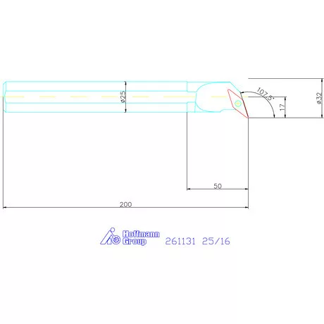 Furatkés, acél  25/16 mm