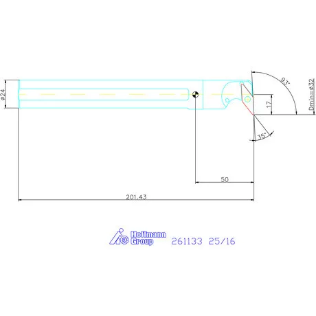 Furatkés, acél  25/16 mm