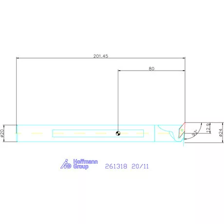 GARANT Master Turn furatkés, acél, spirális  20/11 mm