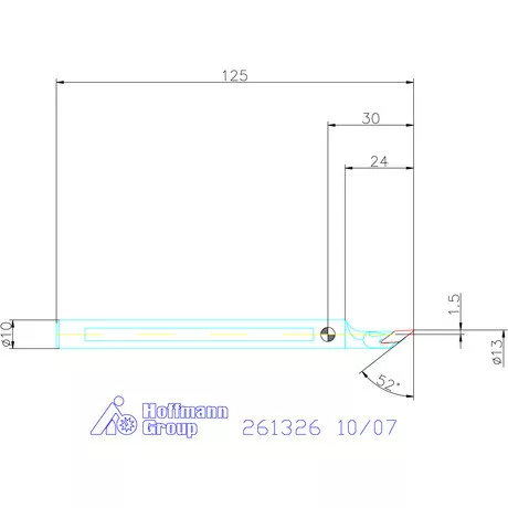 Furatkés, HM  10/07 mm
