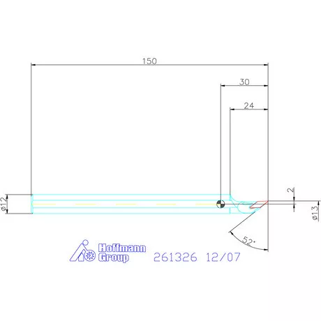 Furatkés, HM  12/07 mm