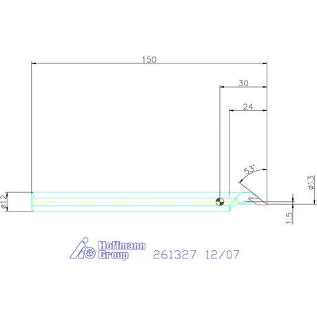 Furatkés, HM  12/07 mm