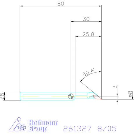 Furatkés, HM  8/05 mm