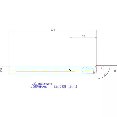 Furatkés, HM  16/11 mm