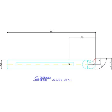 Furatkés, HM  25/11 mm