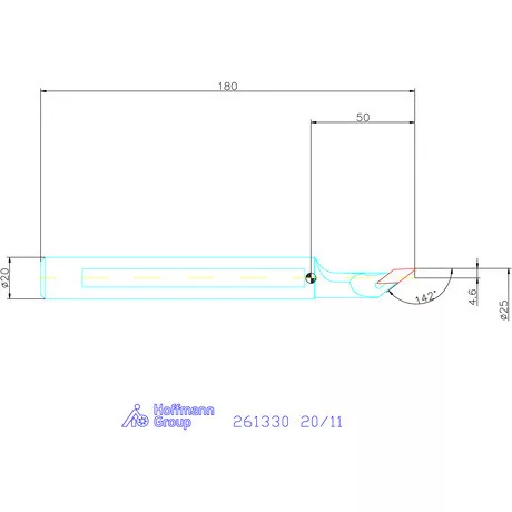 Furatkés HSS  20/11 mm