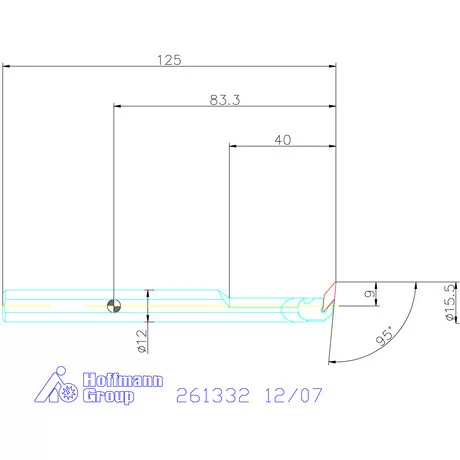 Furatkés, HM  12/07 mm