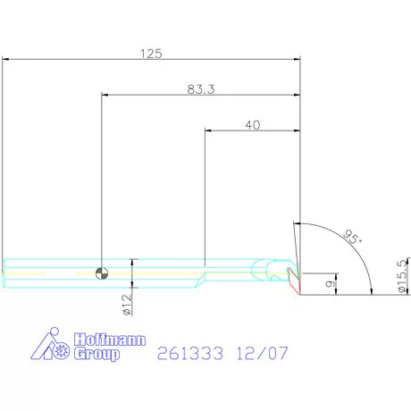 Furatkés, HM  12/07 mm