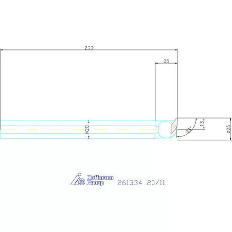 Furatkés HSS  20/11 mm