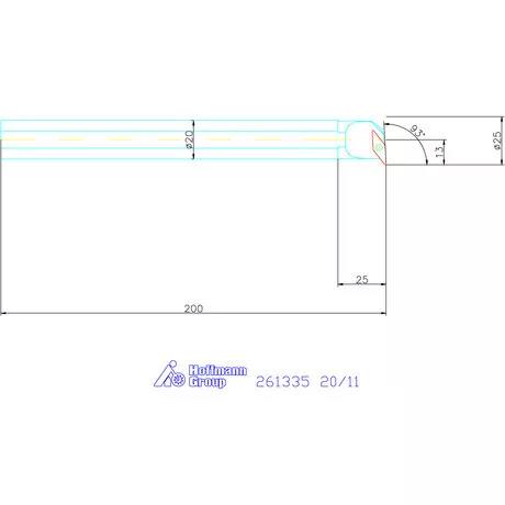 Furatkés HSS  20/11 mm