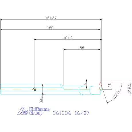 Furatkés, HM  16/07 mm