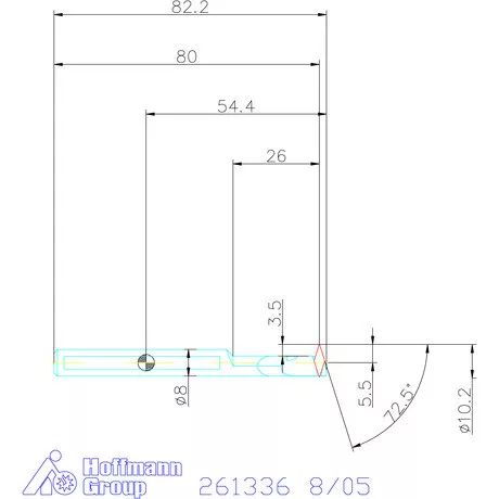 Furatkés, HM  8/05 mm