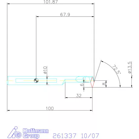 Furatkés, HM  10/07 mm