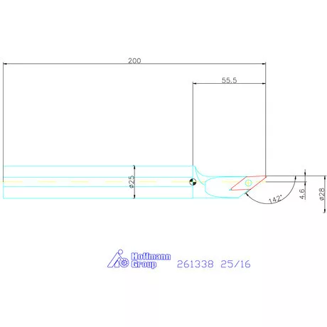 Furatkés, acél  25/16 mm