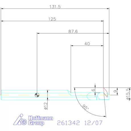 Furatkés, HM  12/07 mm