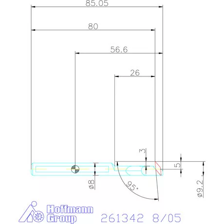 Furatkés, HM  8/05 mm