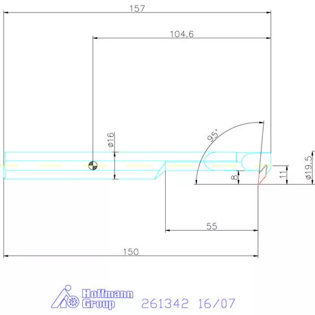 Furatkés, HM  16/07 mm