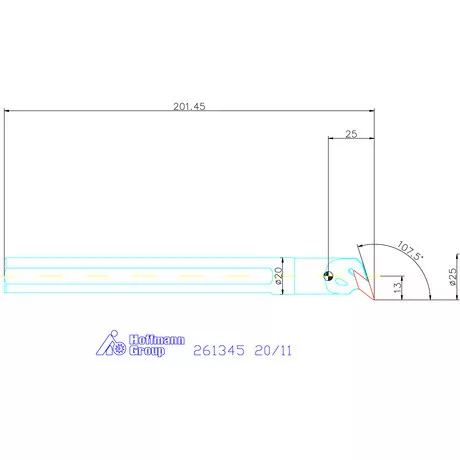 Furatkés, acél  20/11 mm