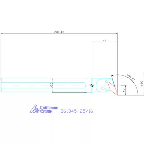 Furatkés, acél  25/16 mm
