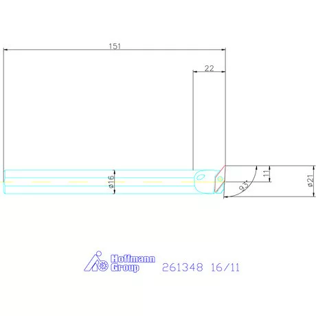 Furatkés, acél  16/11 mm