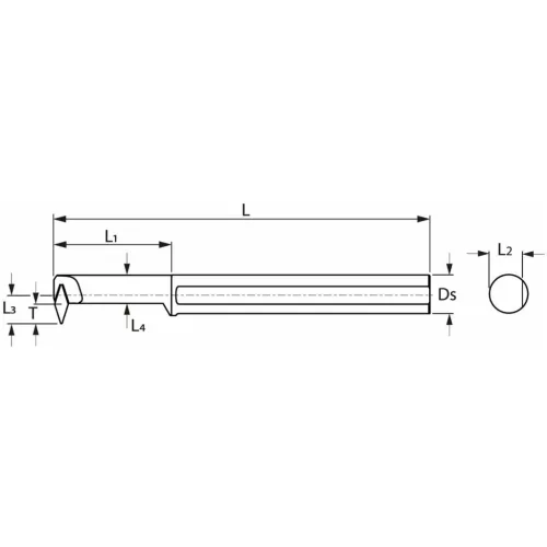 Furatkés, acél  20/11 mm