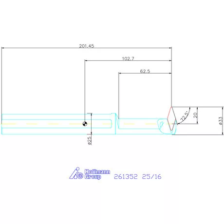 Furatkés, acél  25/16 mm