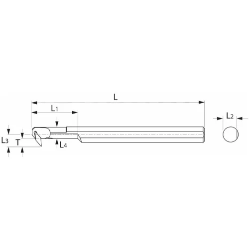 Furatkés, acél  10/07 mm