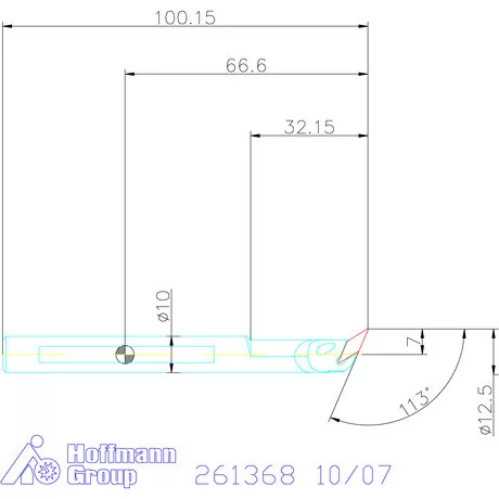Furatkés, HM  10/07 mm