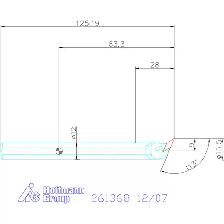 Furatkés, HM  12/07 mm