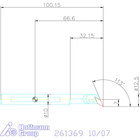 Furatkés, HM  10/07 mm