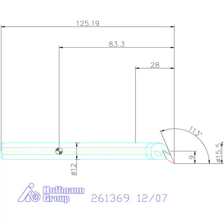 Furatkés, HM  12/07 mm