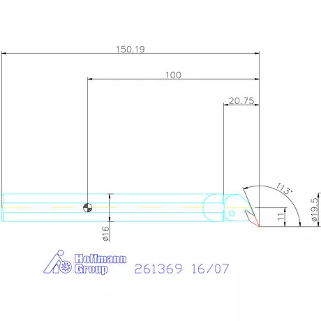Furatkés, HM  16/07 mm