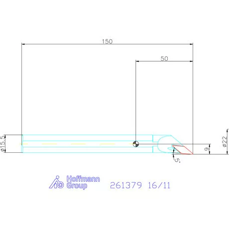 Furatkés acél  16/11 mm