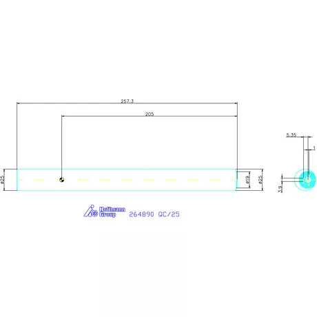 GARANT Master Mute furatkés szár rezgéscsillapító QC/25