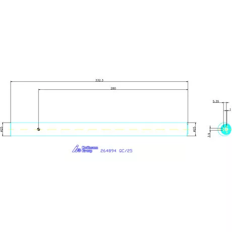 GARANT Master Mute furatkés szár rezgéscsillapító QC/25