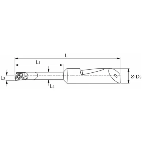 Gyorscserés furatkés, keményfém  8/05 mm