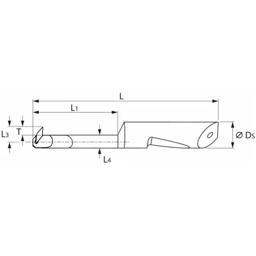Gyorscserés furatkés, keményfém  8/05 mm
