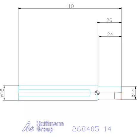 „4 in 1” esztergáló és fúrószerszám 1,5×D 14 mm