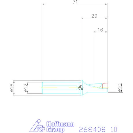 „4 in 1” esztergáló és fúrószerszám 2,25×D 10 mm