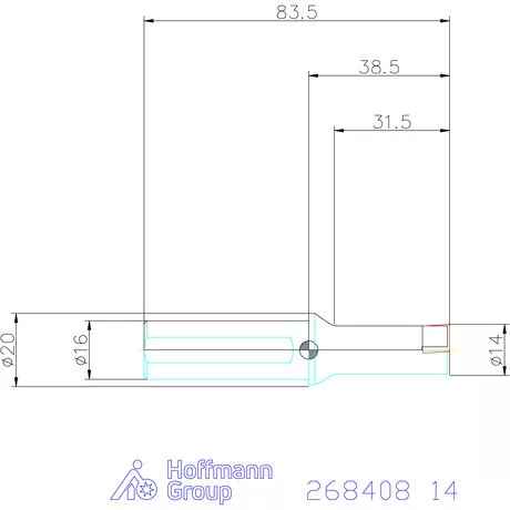 „4 in 1” esztergáló és fúrószerszám 2,25×D 14 mm