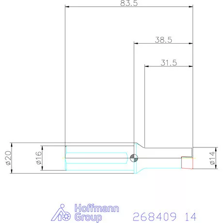 „5 in 1“ esztergáló és fúrószerszám 2,25×D 14 mm