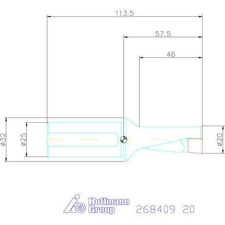 „5 in 1“ esztergáló és fúrószerszám 2,25×D 20 mm