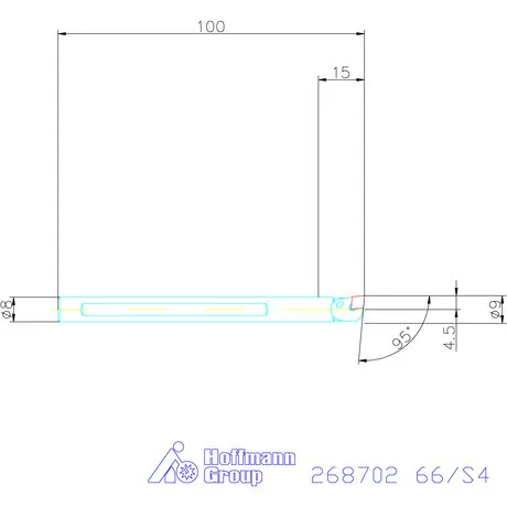 Furatkés HSS  66/S4 mm