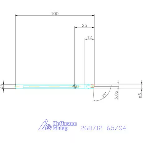 Furatkés HM  65/S4 mm